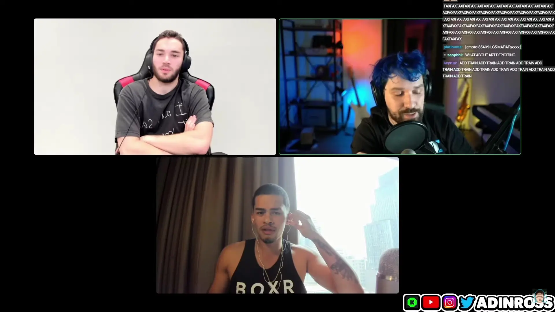 Sneako, Adin Ross, Destiny debate