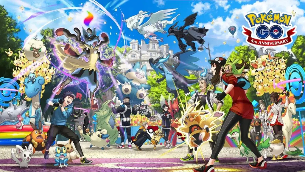 pokemon go 4th anniversary