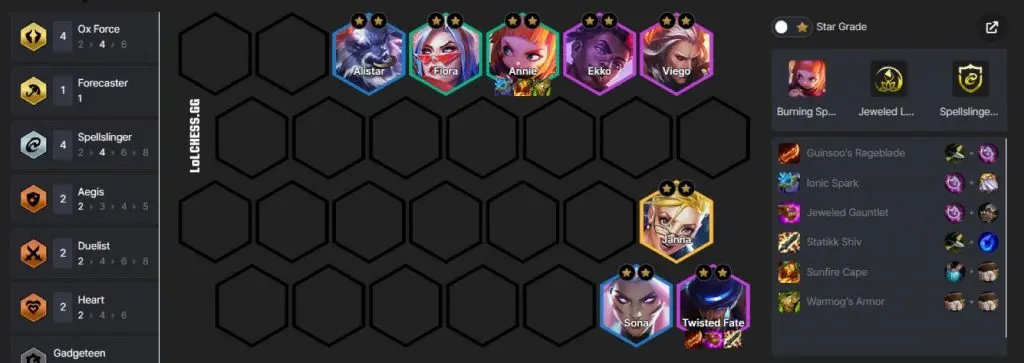 spellslinger ox force tft comp set 8.5