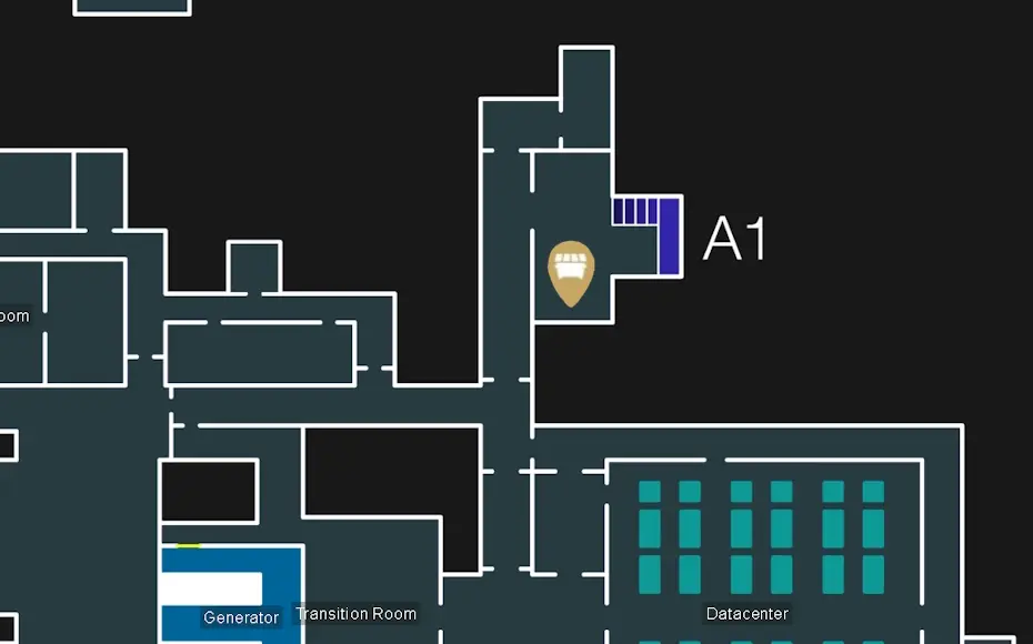 First dead drop location on Building 21 in DMZ