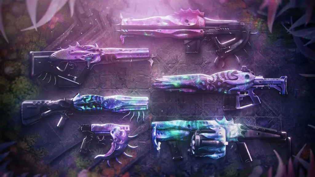 Destiny 2 Root of Nightmare weapons art