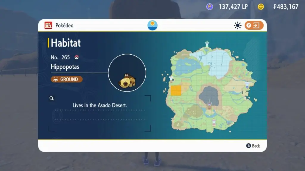 pokemon hippopotas location