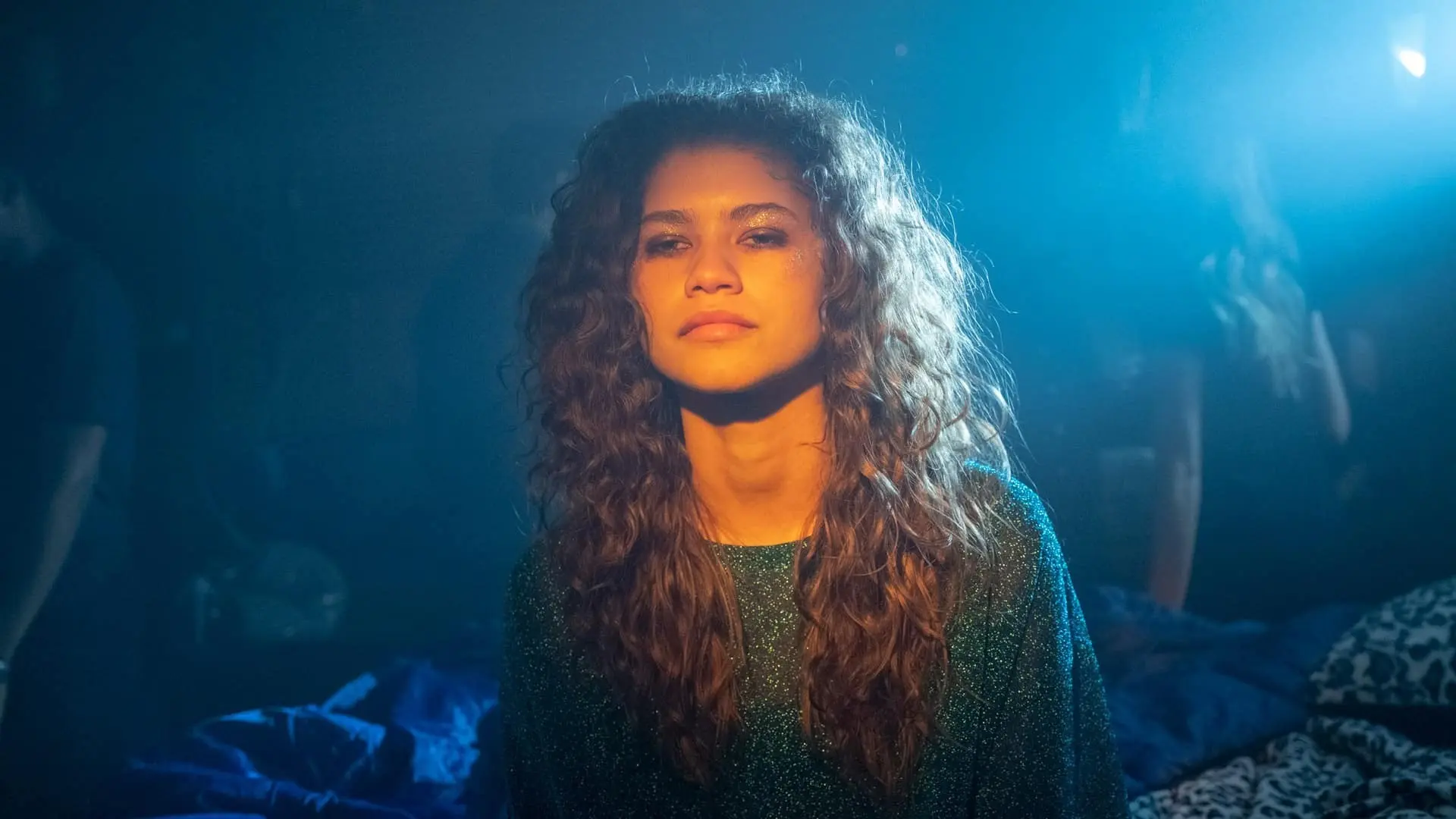 Zendaya as Rue in Euphoria on HBO Max