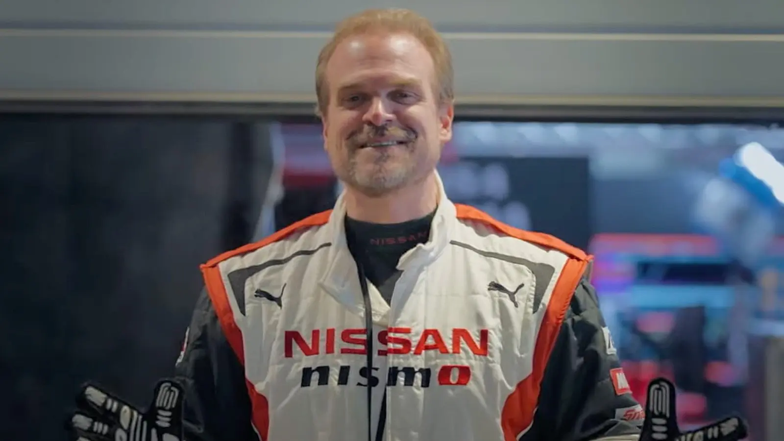 David Harbour in the Gran Turismo movie