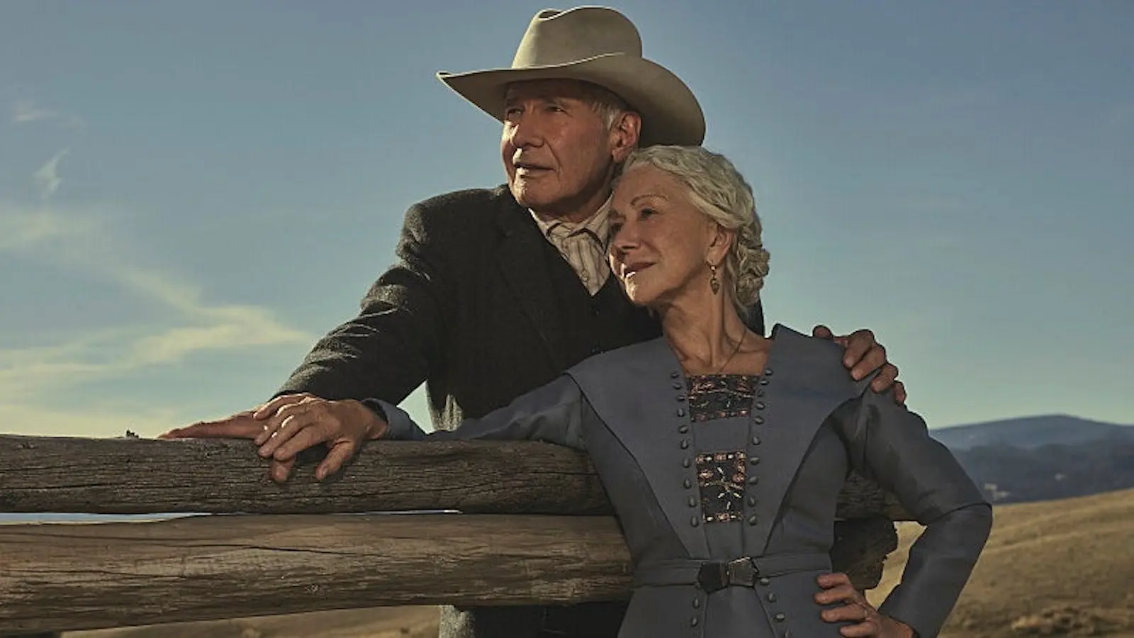 Harrison Ford and Helen Mirren in 1923