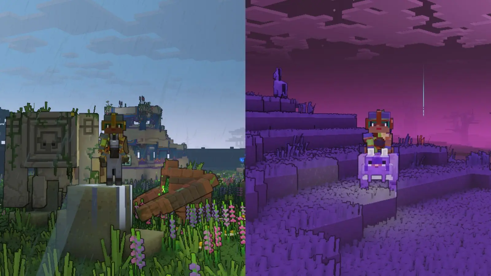 Minecraft Legends mounts