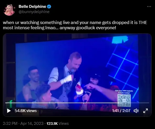 belle delphine tweet