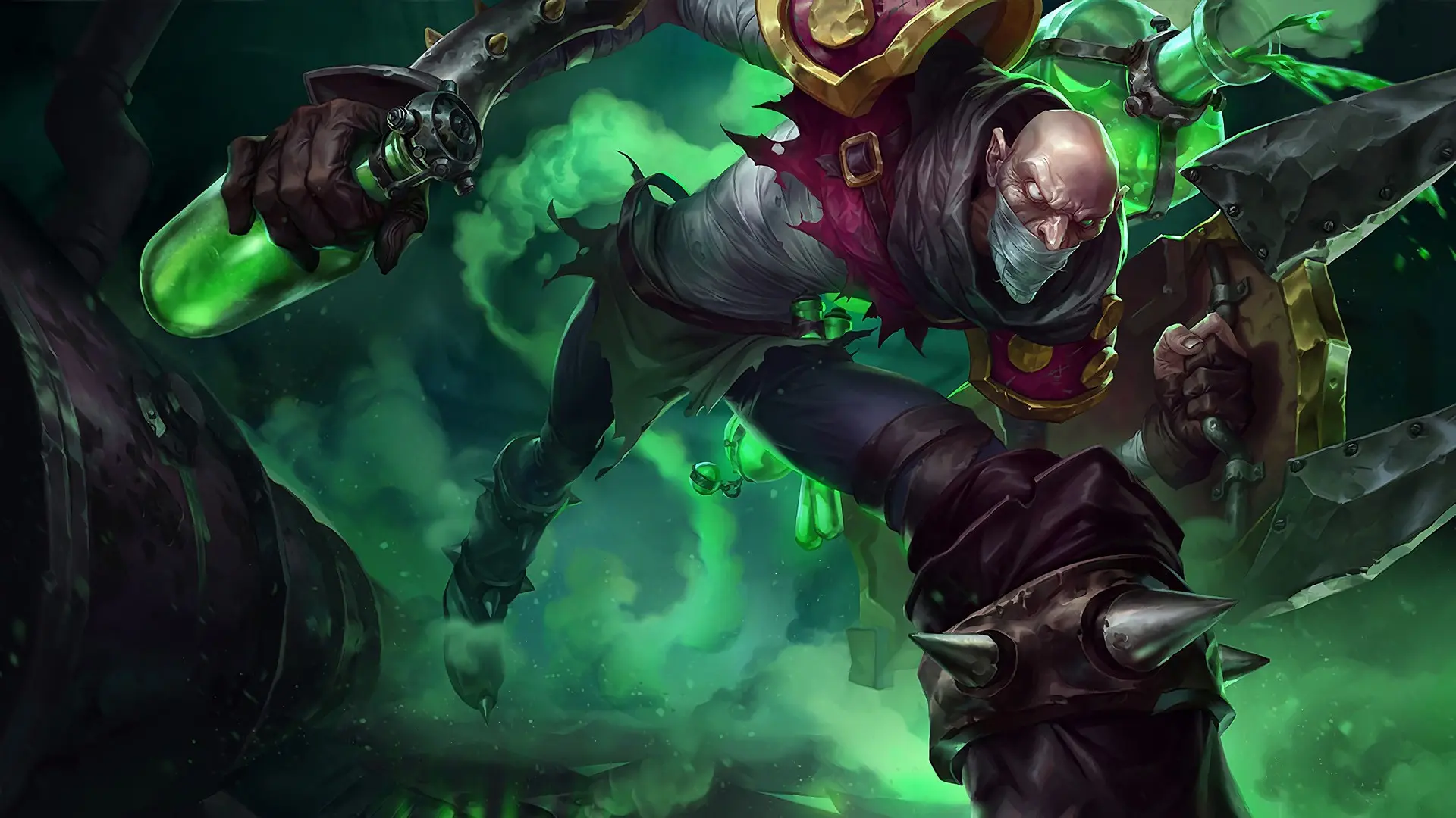 Singed Classic Splash Art League of Legends