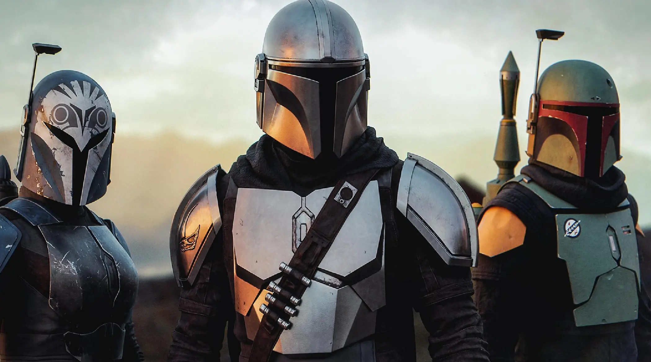 Boba Fett Mandalorian Bo Katan together