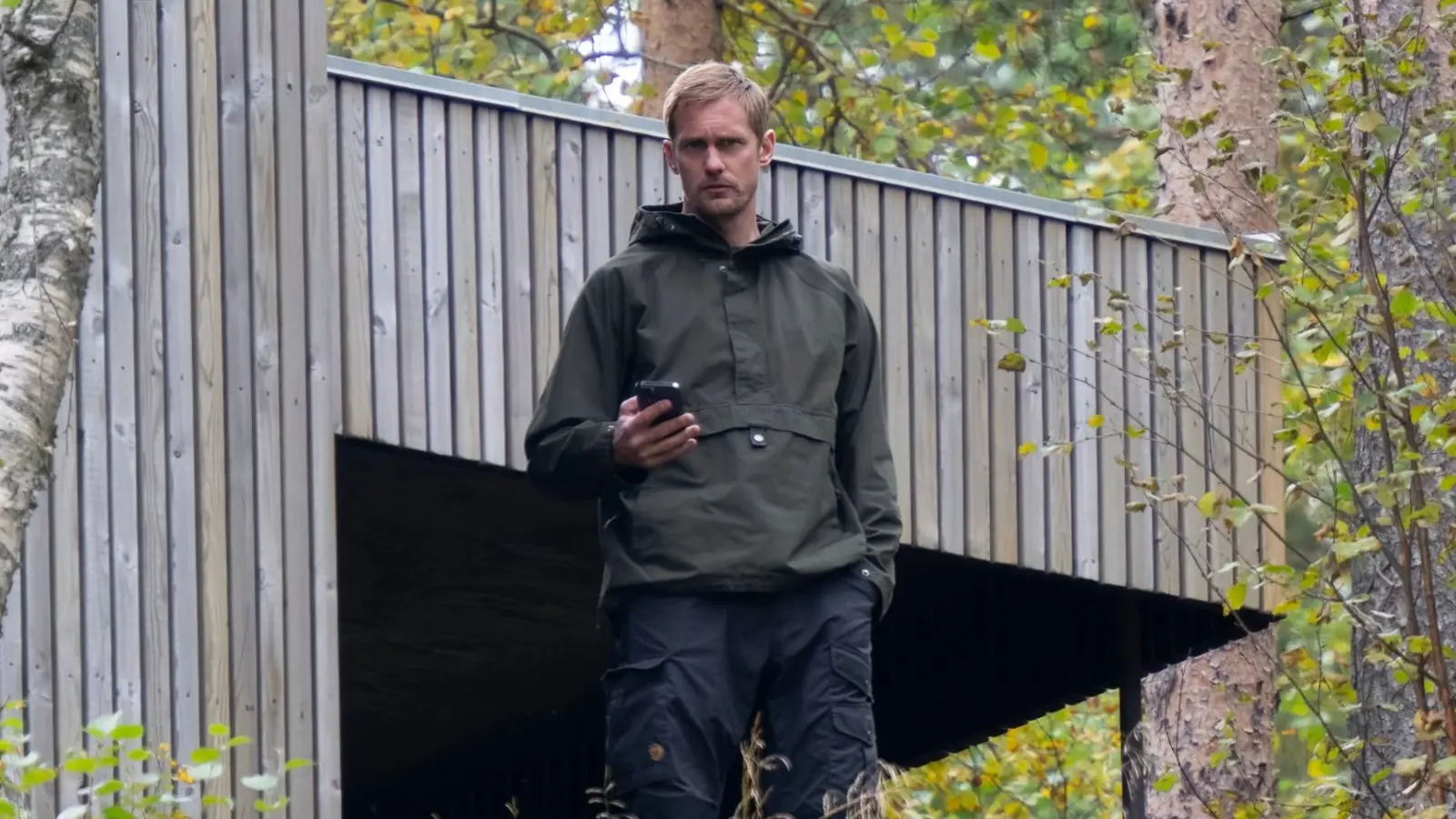 Lukas Matsson in one of the Norway filming locations in Succession Season 4 Episode 5