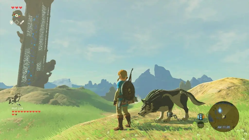 Wolf Link gameplay