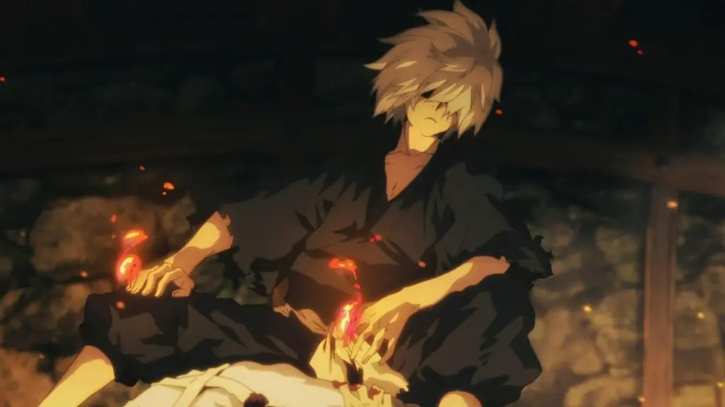 An image of Gabimaru using Ninjutsu in Hell's Paradise