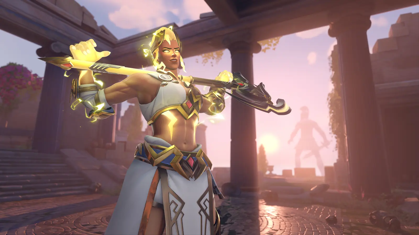 Zeus Junker Queen mythic skin in Overwatch 2