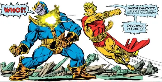 Adam Warlock in the comics.