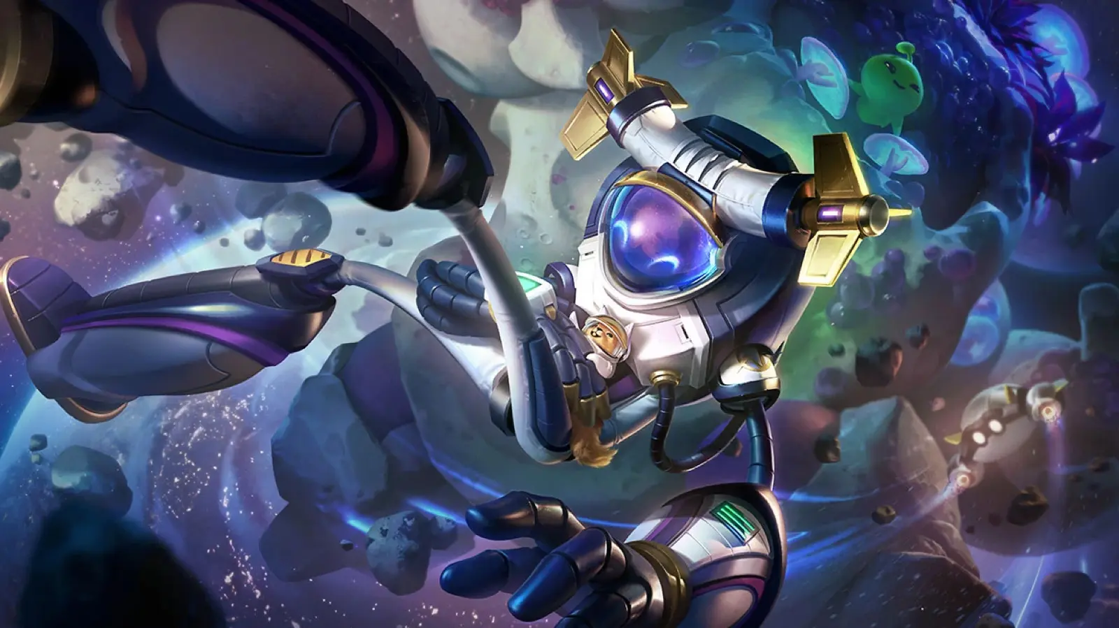 Astronaut Ivern Skin Splash Art