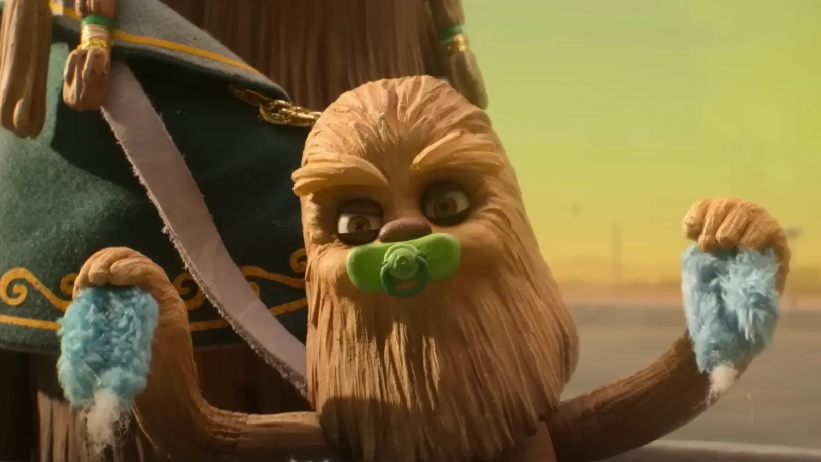 Baby Wookiee in Aardman's Star Wars Visions episode