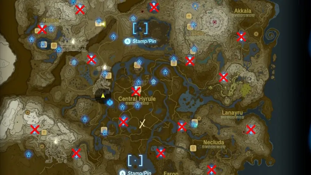 Zelda Skyview Tower locations