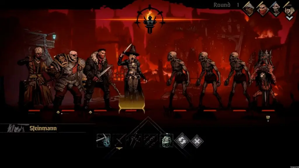 Darkest Dungeon 2 battle