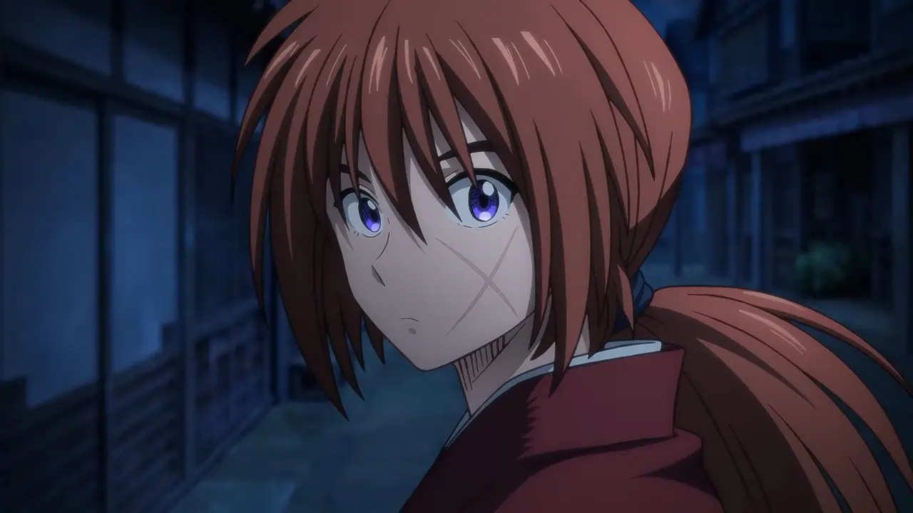 An image of Kenshin Himura from Rurouni Kenshin 2023