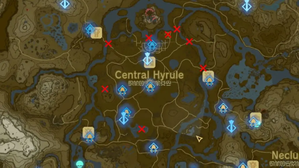 Central Hyrule Korok Seeds location