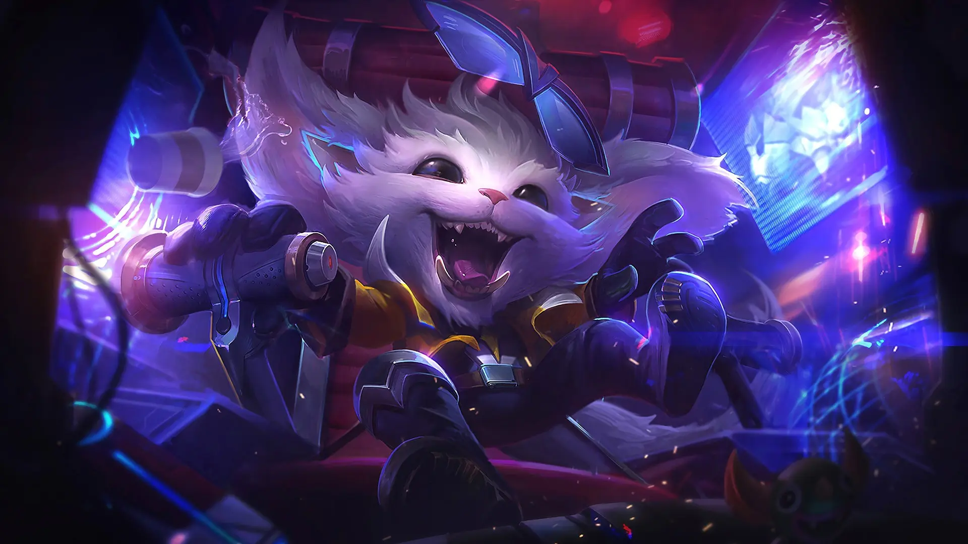 Super Galaxy Gnar Skin Splash Art