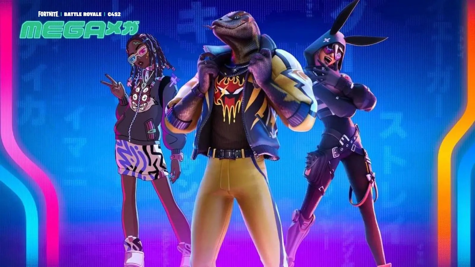 Fortnite Mega skins Thunder, Imani and Highwire