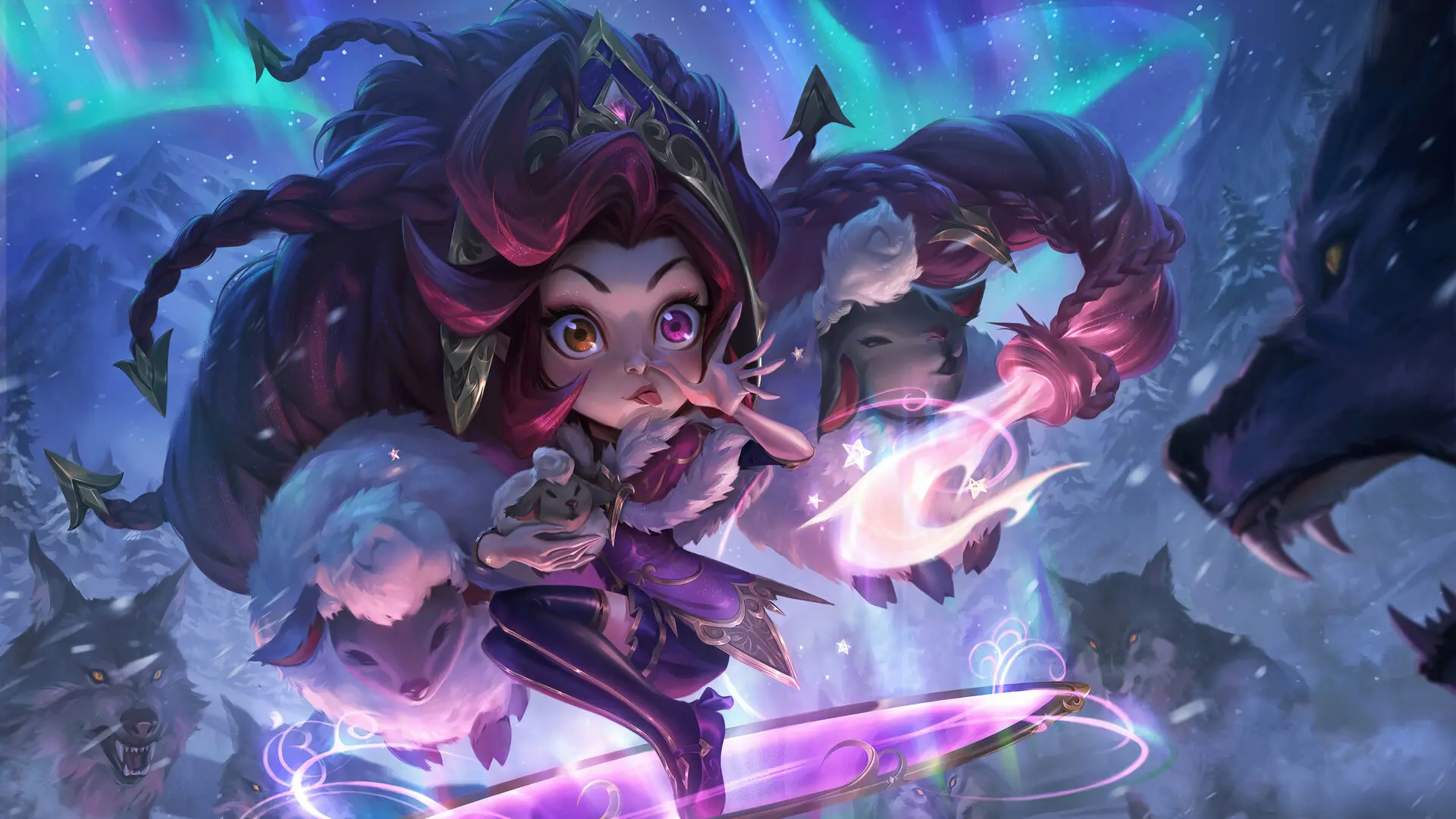 Winterblessed Zoe Skin Splash Art