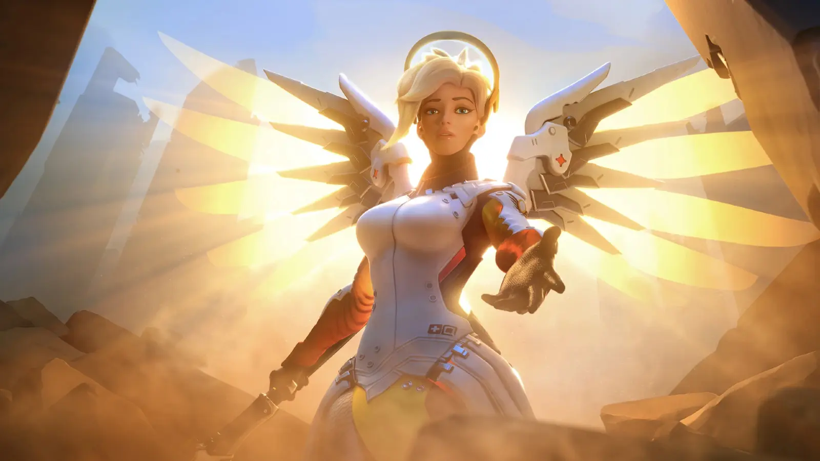 Mercy in Overwatch Art