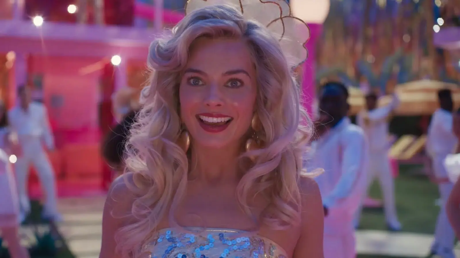 Margot Robbie in the Barbie movie trailer