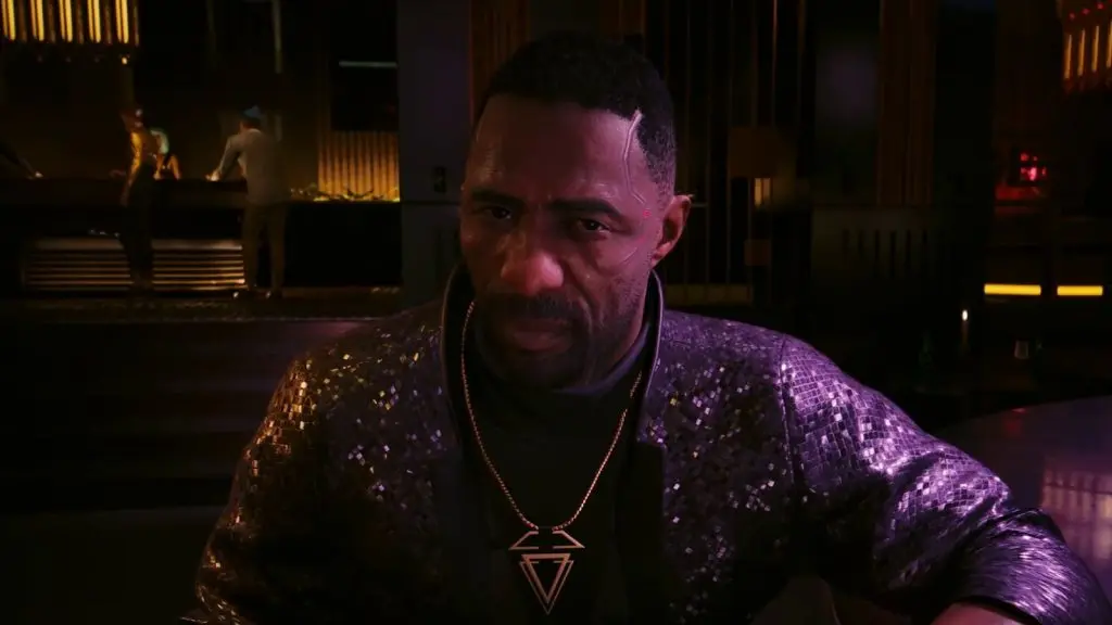 Idris Elba in Cyberpunk 2077