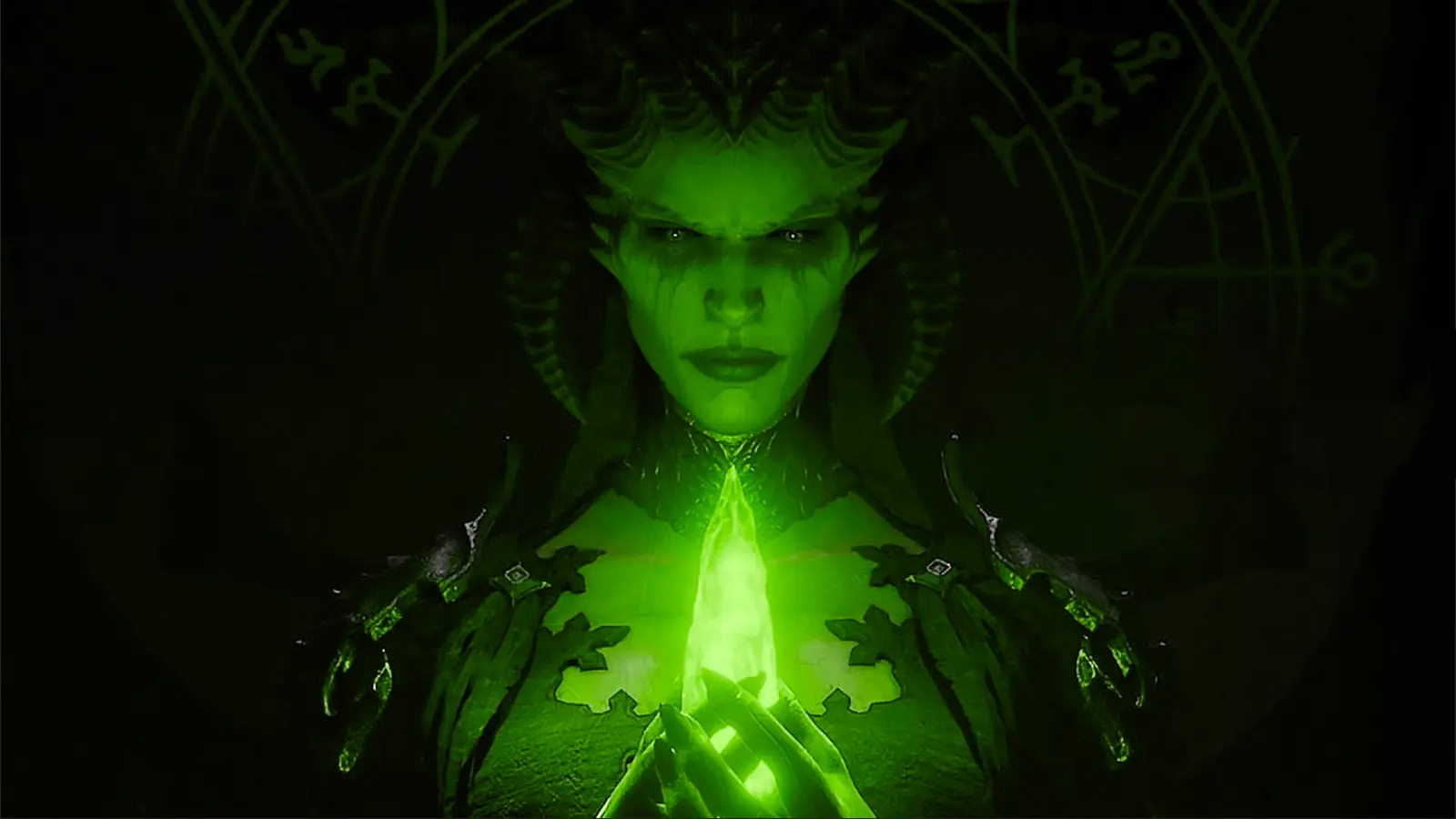 Diablo IV colored Nvidia green