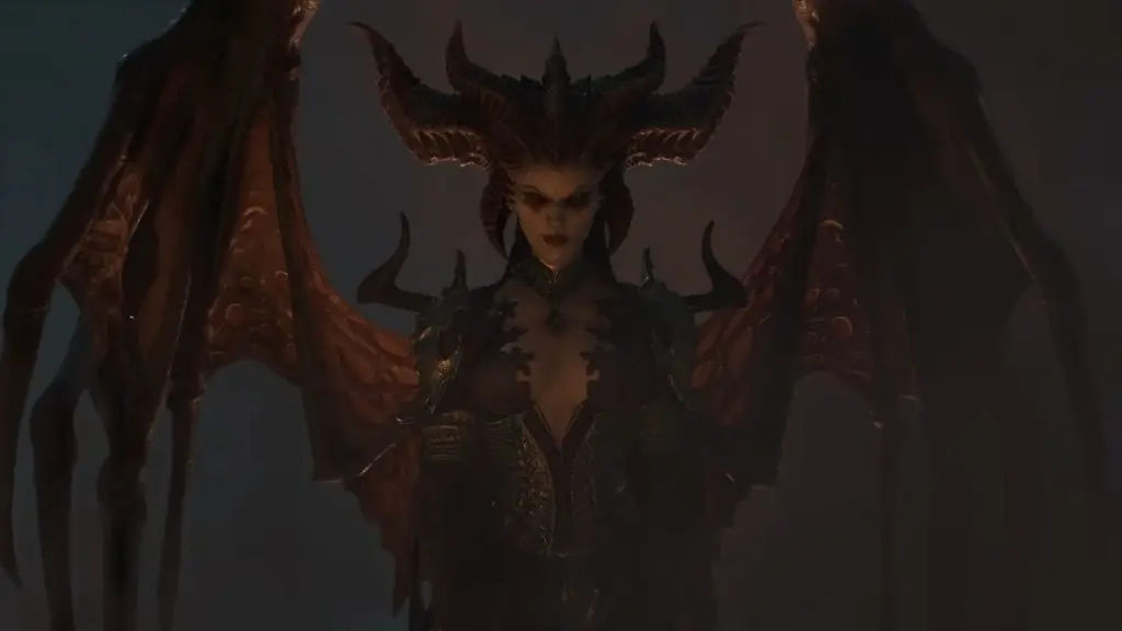 A screenshot from Diablo 4 trailer