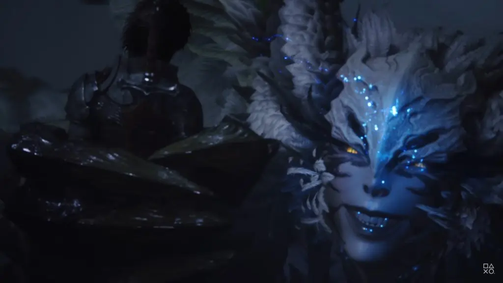 A screenshot of Garuda from Final Fantasy XVI