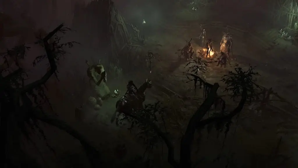 A screenshot from the Diablo 4 trailer