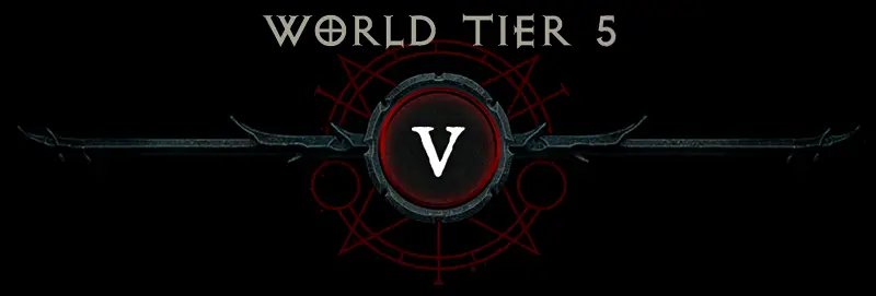 World Tier 5 Diablo 4