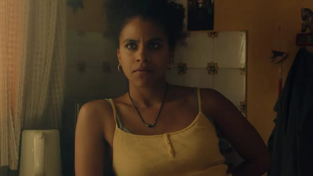 A close up of Zazie Beetz in Black Mirror