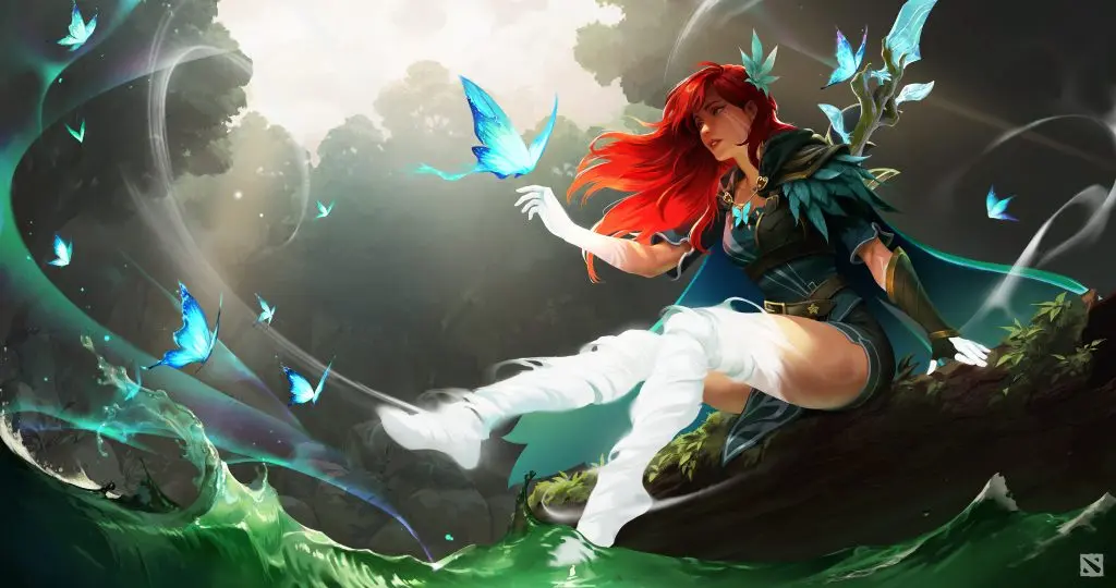 A screenshot of Windranger Arcana from Dota 2