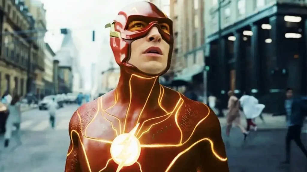 Ezra Miller in The Flash.