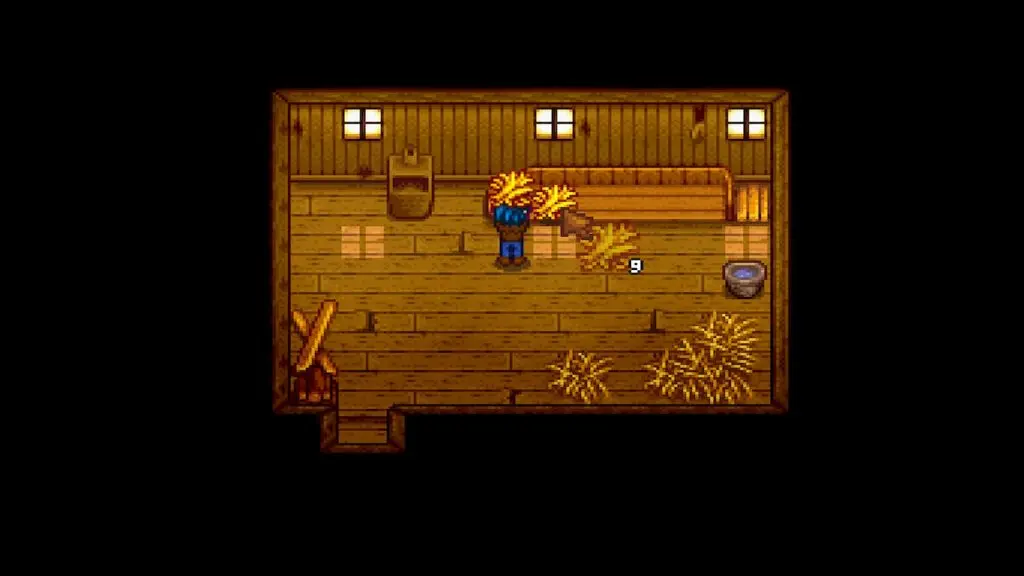 Feeding station in Stardew valley