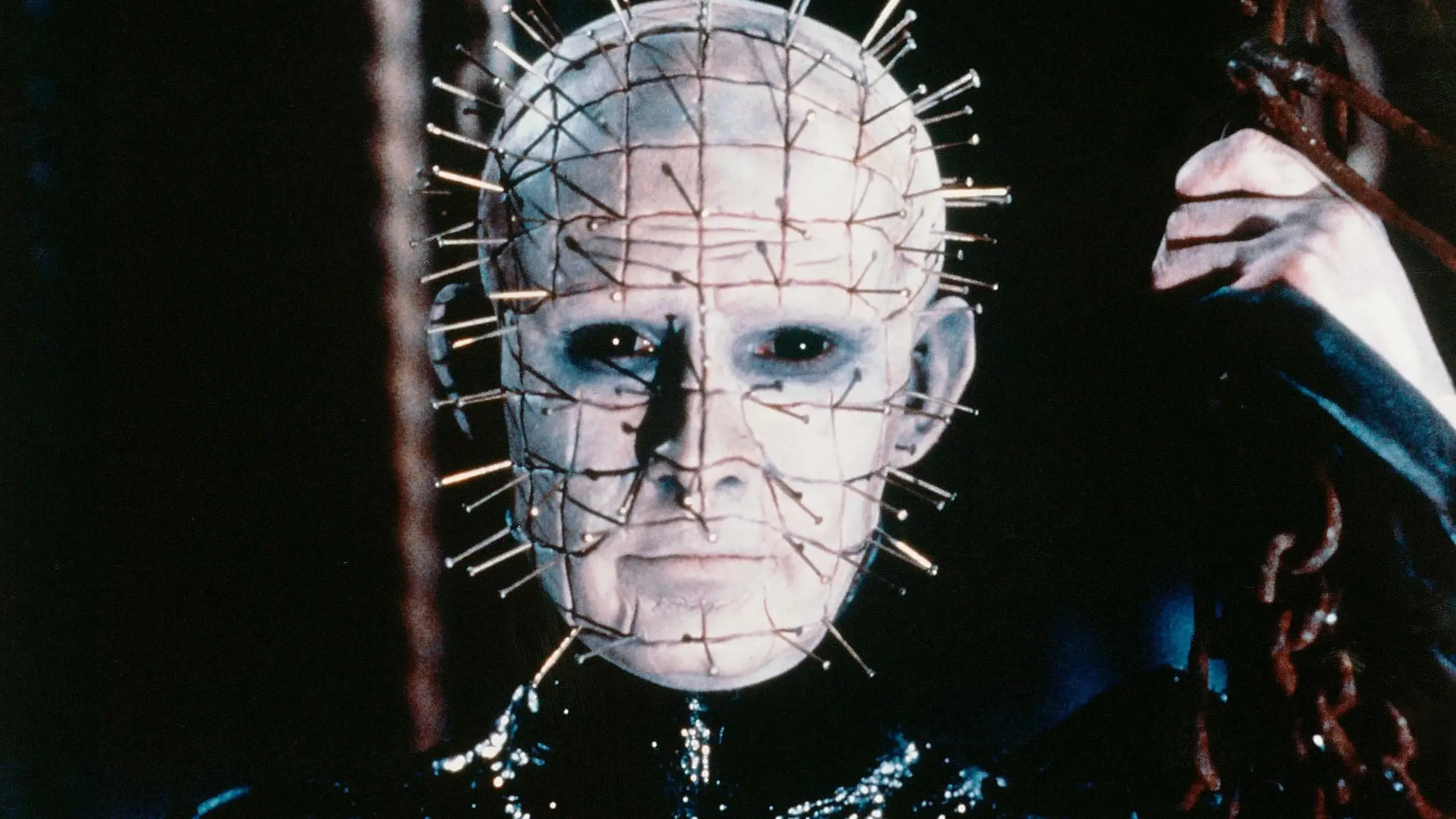 Doug Bradley in Hellraiser.