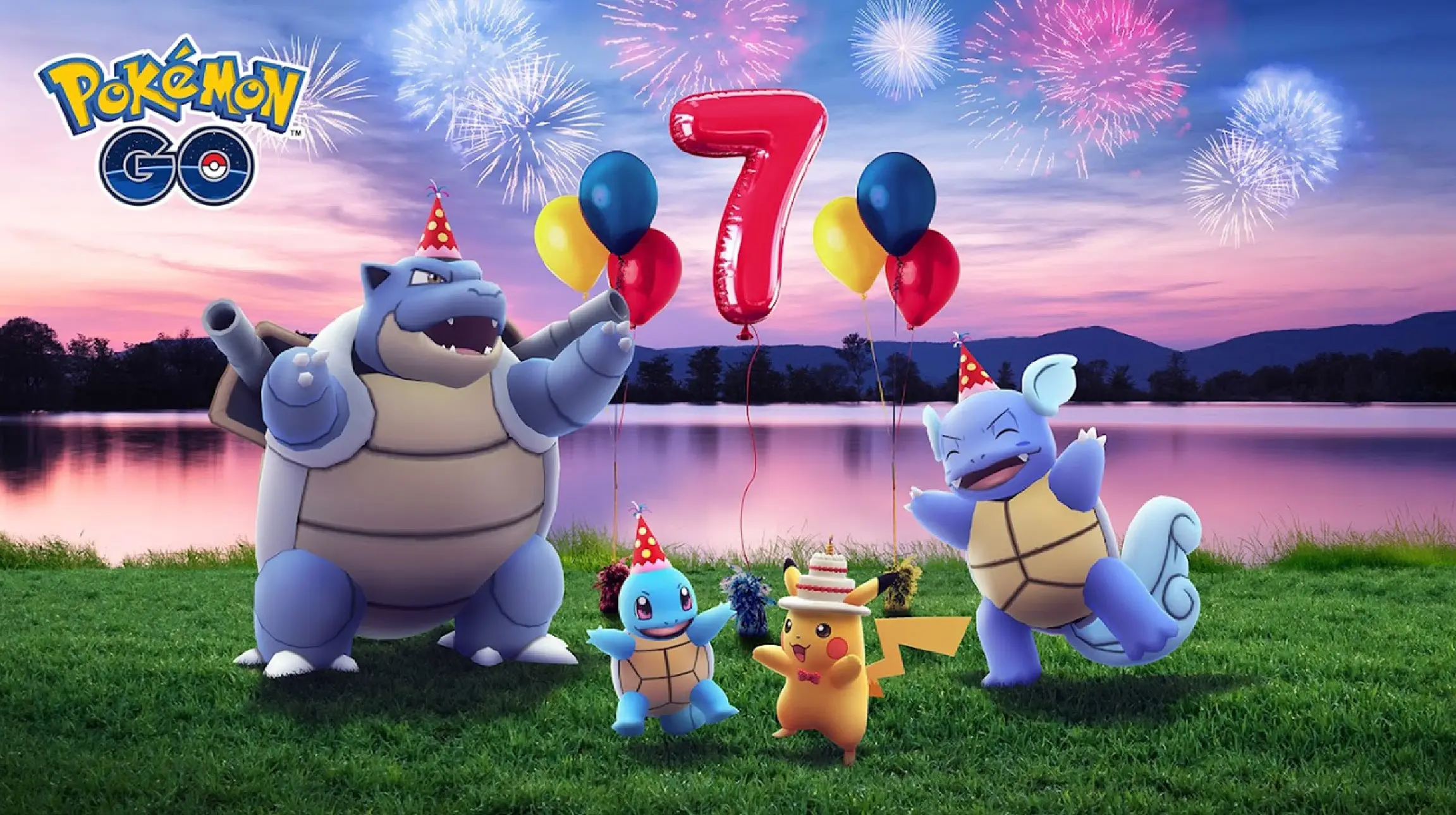 Pokemon Go 7th birthday cover art