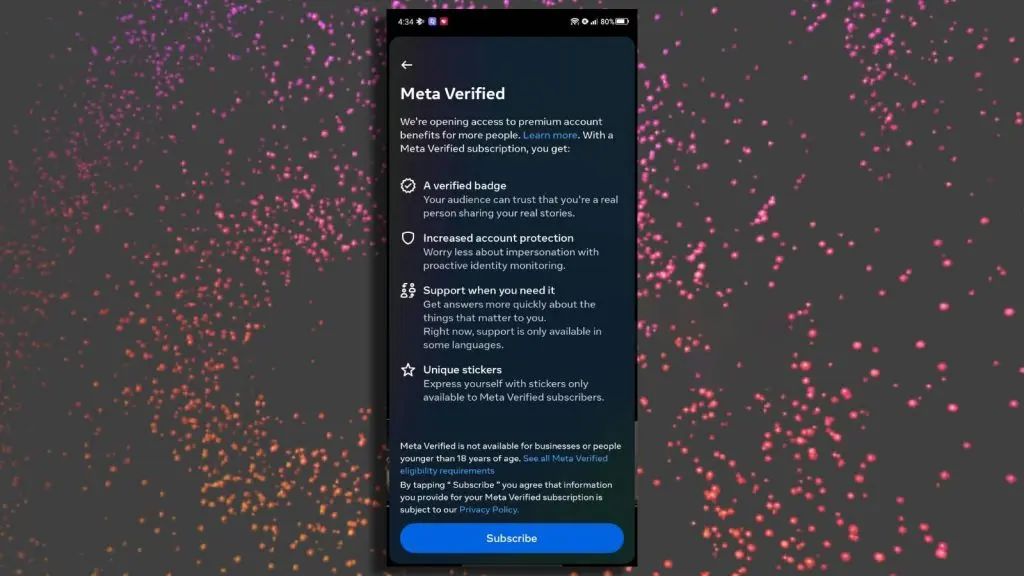 Meta verified Instagram and Threads verification process