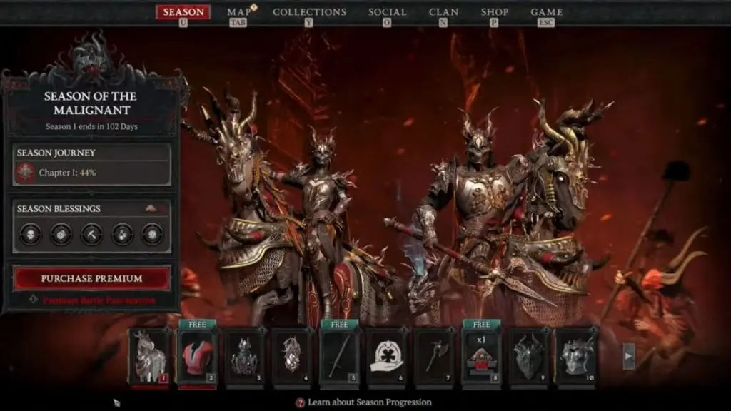 Diablo 4 free battle pass