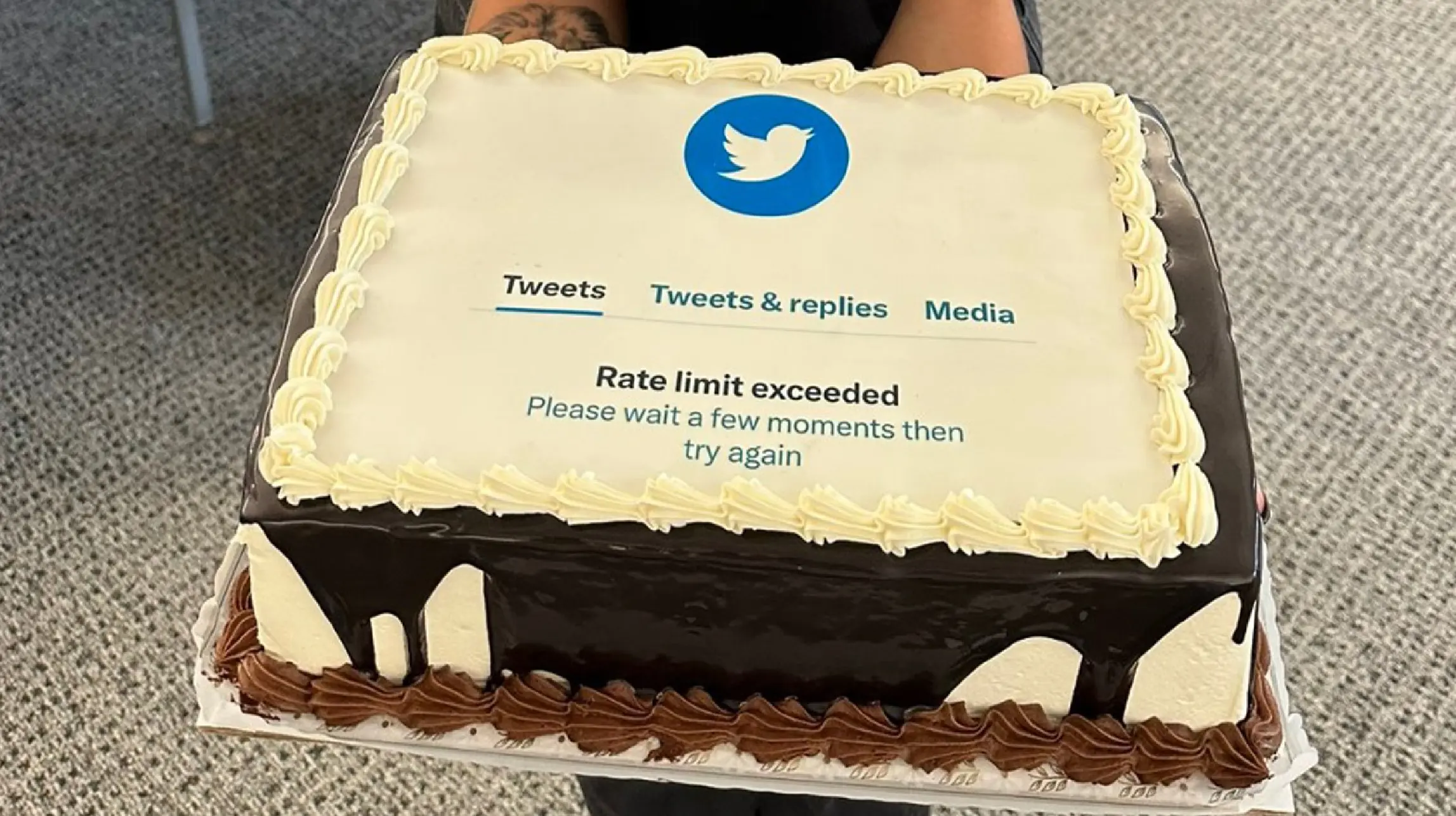 Twitter cake