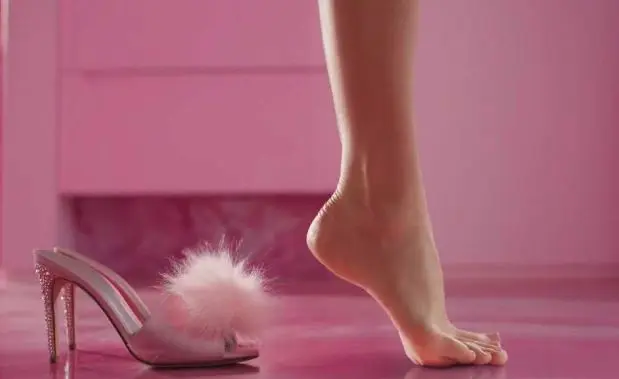 Barbie's iconic feet