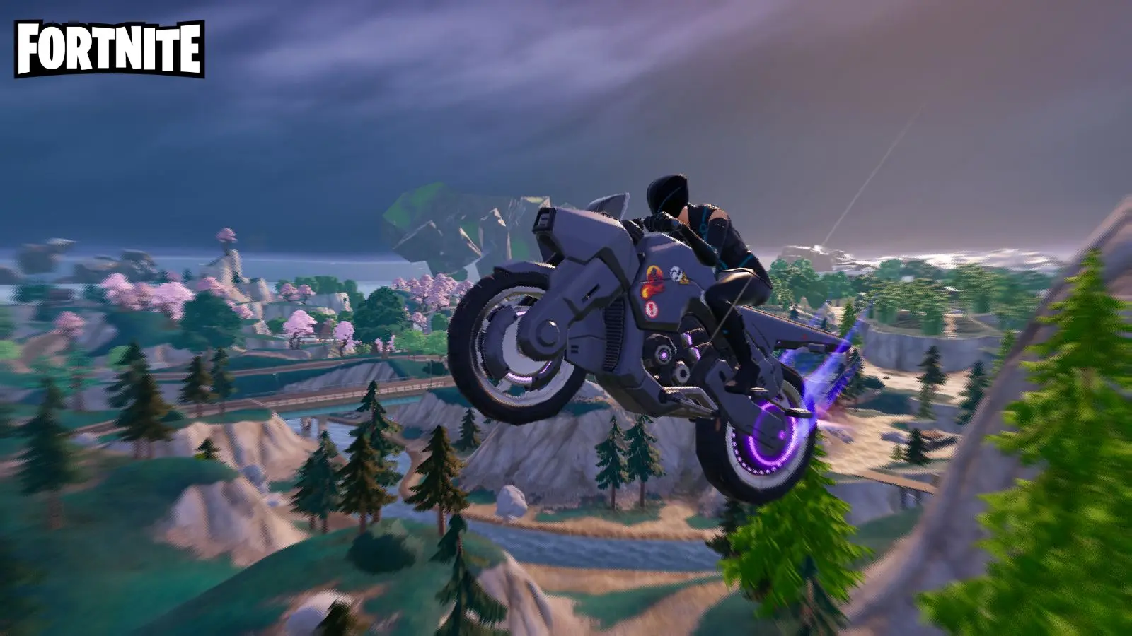 Rogue Bike in air in Fortnite