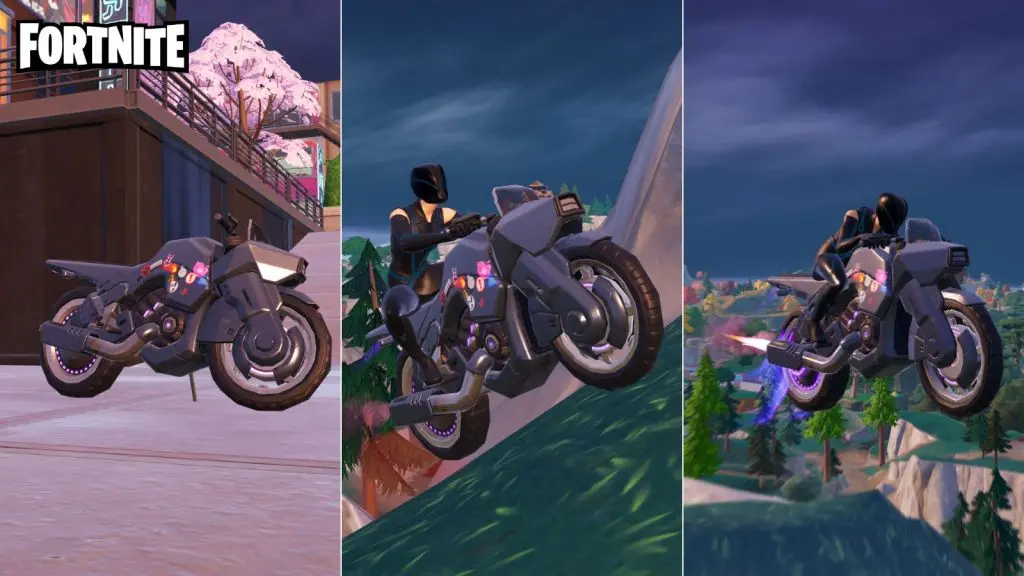 Rogue Bike quest steps in Fortnite