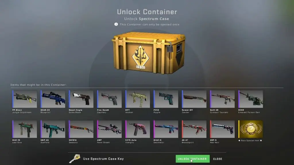 csgo case in game