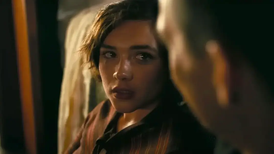 Florence Pugh in Oppenheimer.