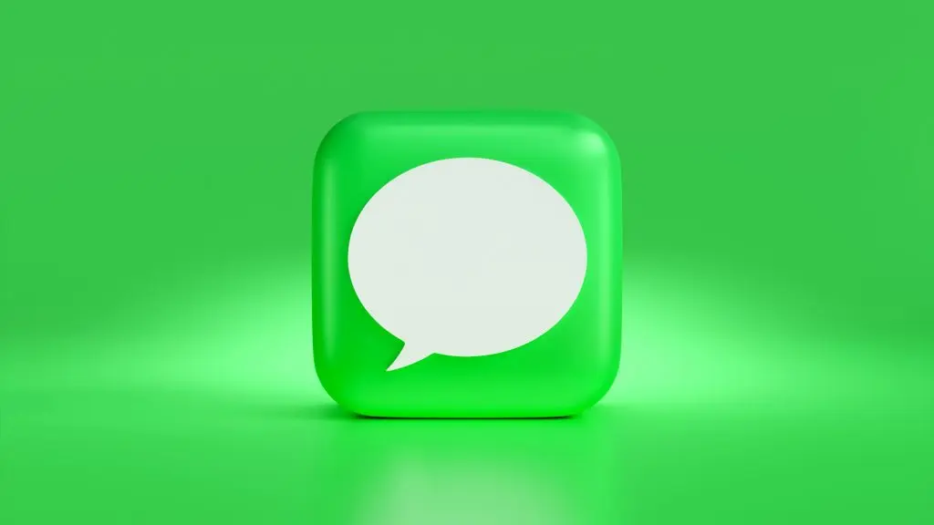 iMessage 3D Logo